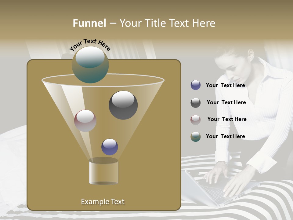 Cute Bedroom Surfing PowerPoint Template