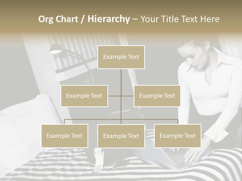 Cute Bedroom Surfing PowerPoint Template