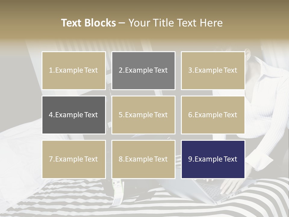 Cute Bedroom Surfing PowerPoint Template