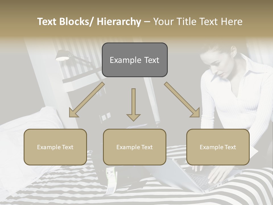 Cute Bedroom Surfing PowerPoint Template