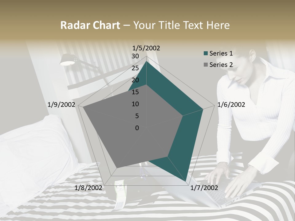 Cute Bedroom Surfing PowerPoint Template