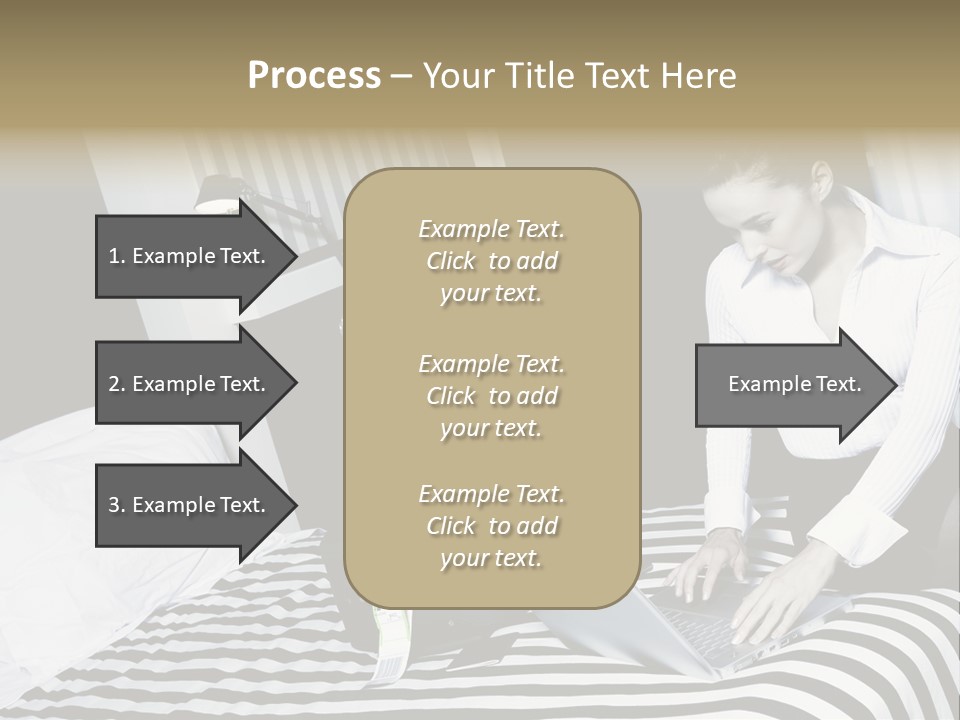 Cute Bedroom Surfing PowerPoint Template
