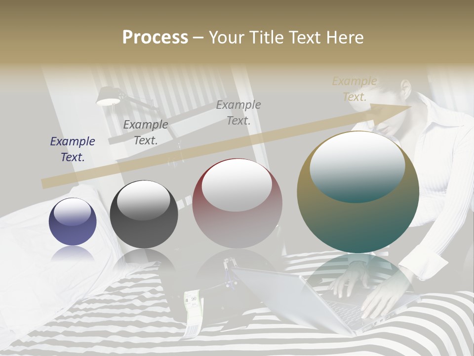 Cute Bedroom Surfing PowerPoint Template