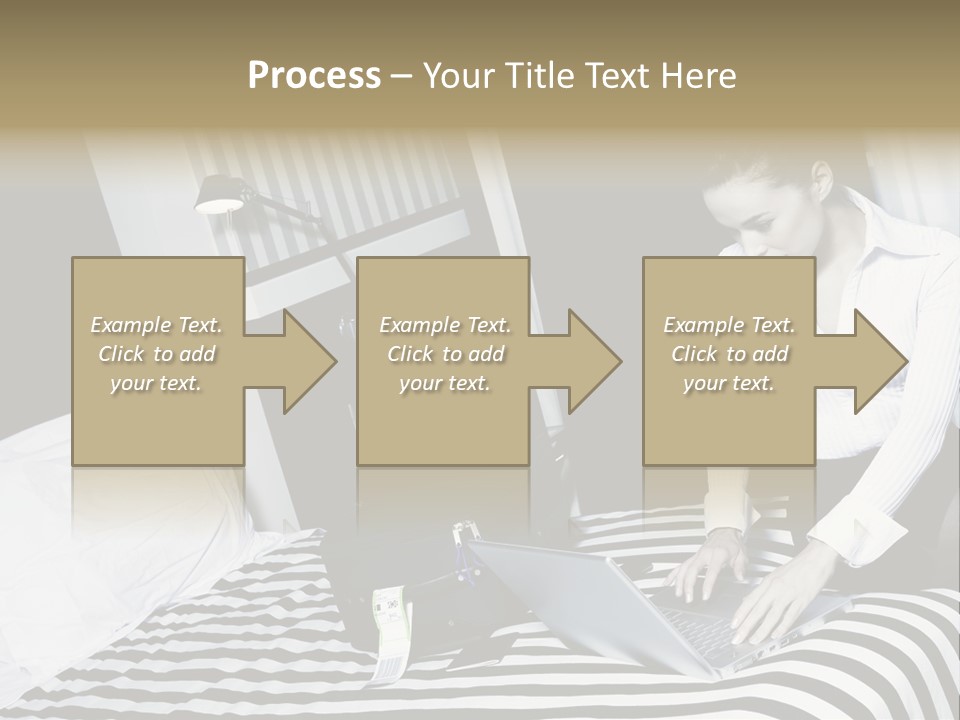 Cute Bedroom Surfing PowerPoint Template