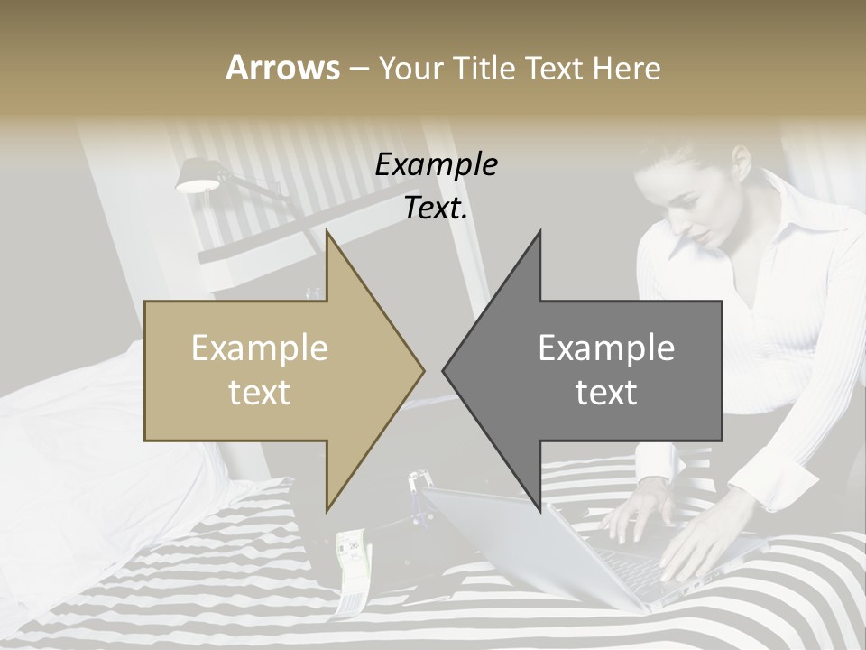 Cute Bedroom Surfing PowerPoint Template