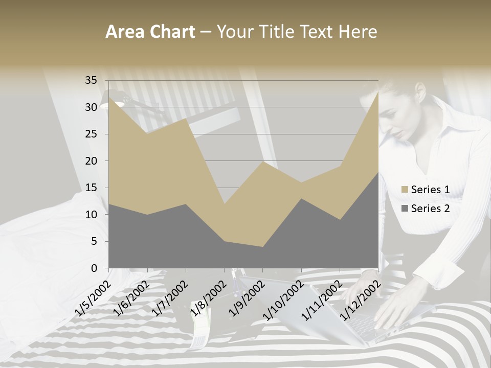 Cute Bedroom Surfing PowerPoint Template