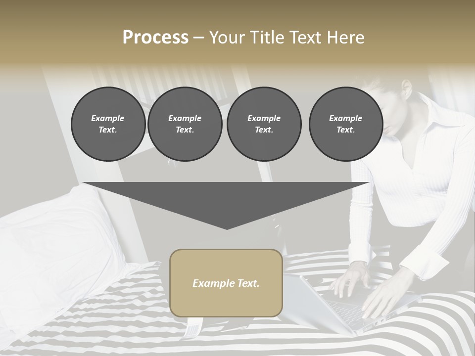 Cute Bedroom Surfing PowerPoint Template