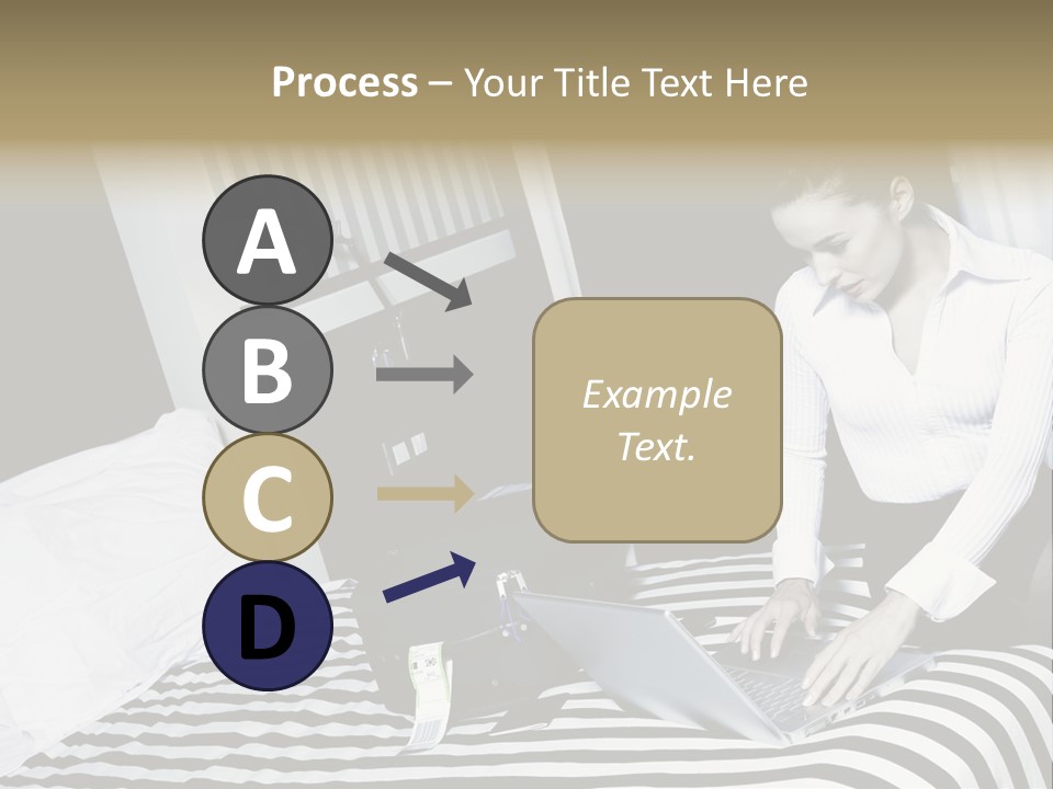 Cute Bedroom Surfing PowerPoint Template