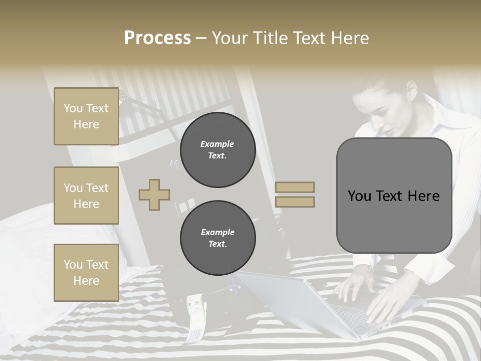 Cute Bedroom Surfing PowerPoint Template