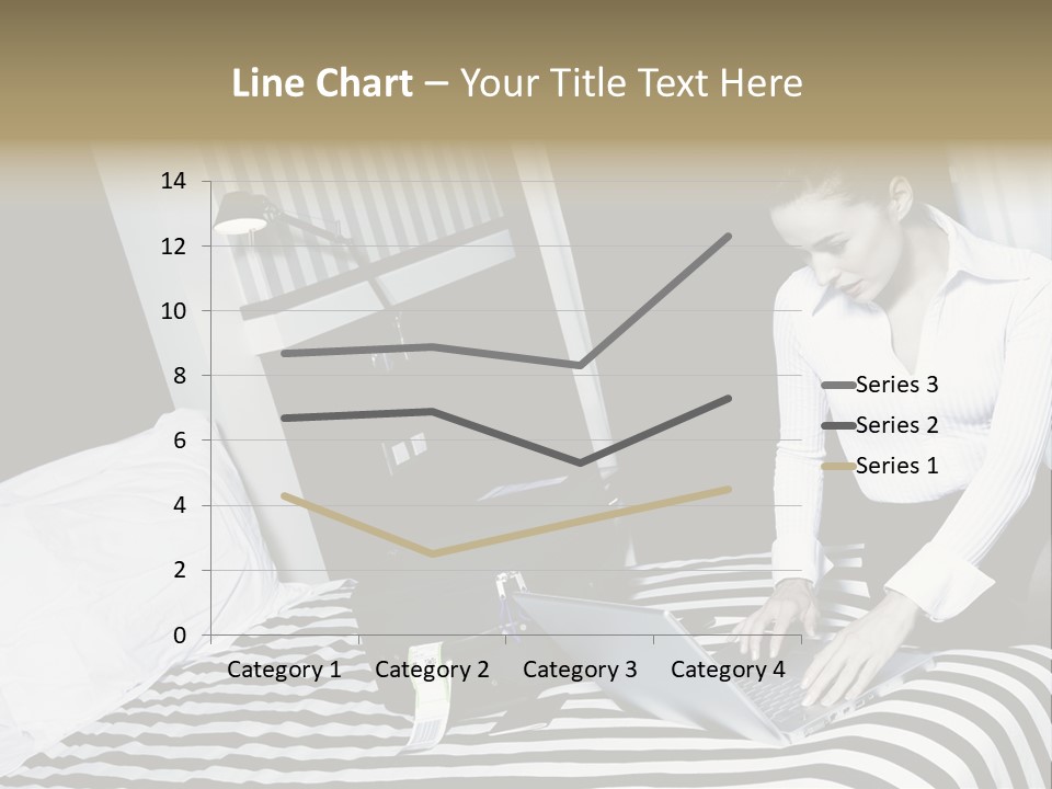 Cute Bedroom Surfing PowerPoint Template