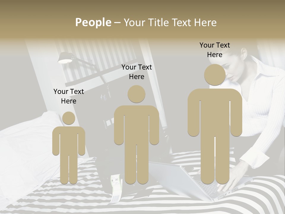 Cute Bedroom Surfing PowerPoint Template