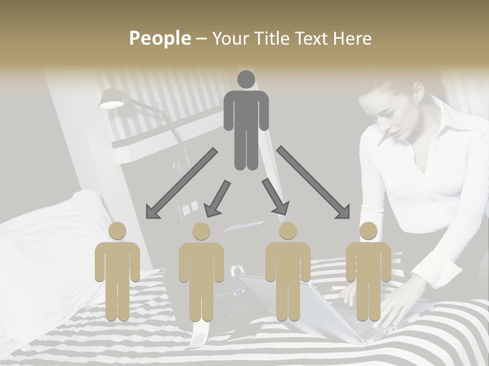 Cute Bedroom Surfing PowerPoint Template