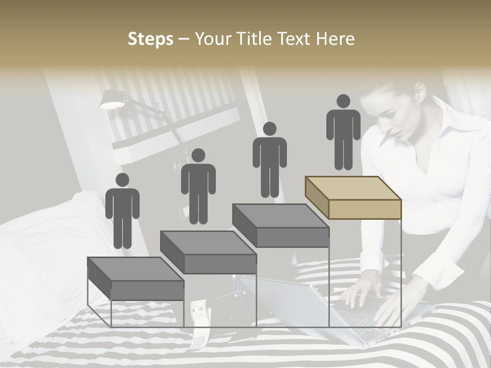 Cute Bedroom Surfing PowerPoint Template