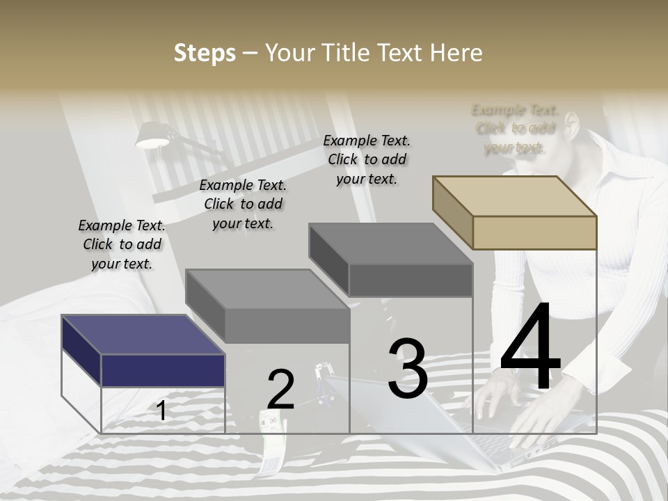 Cute Bedroom Surfing PowerPoint Template