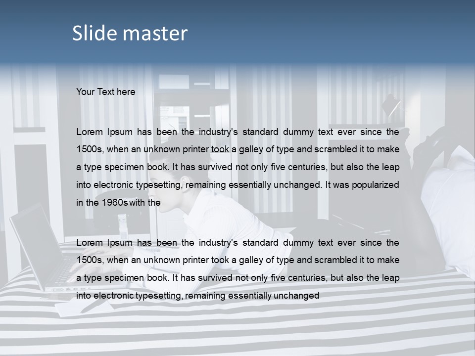 Type E Commerce Home PowerPoint Template