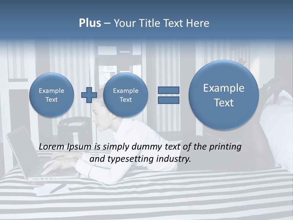 Type E Commerce Home PowerPoint Template