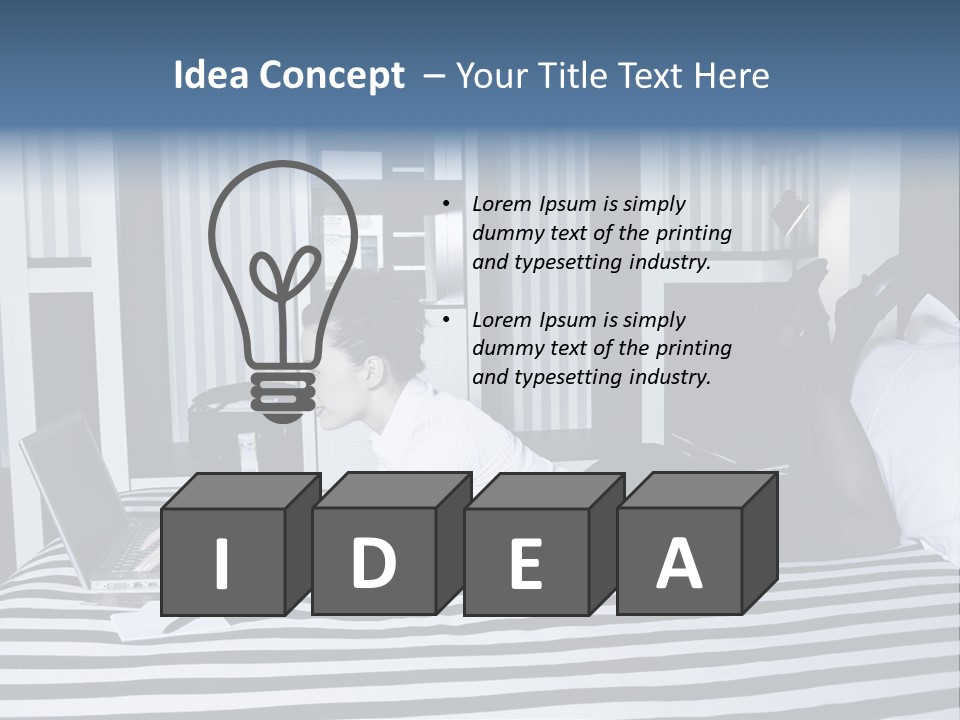 Type E Commerce Home PowerPoint Template