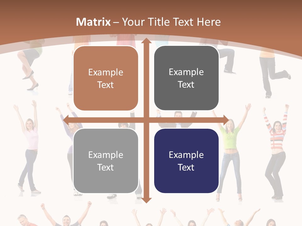 Girl Message Joyful PowerPoint Template