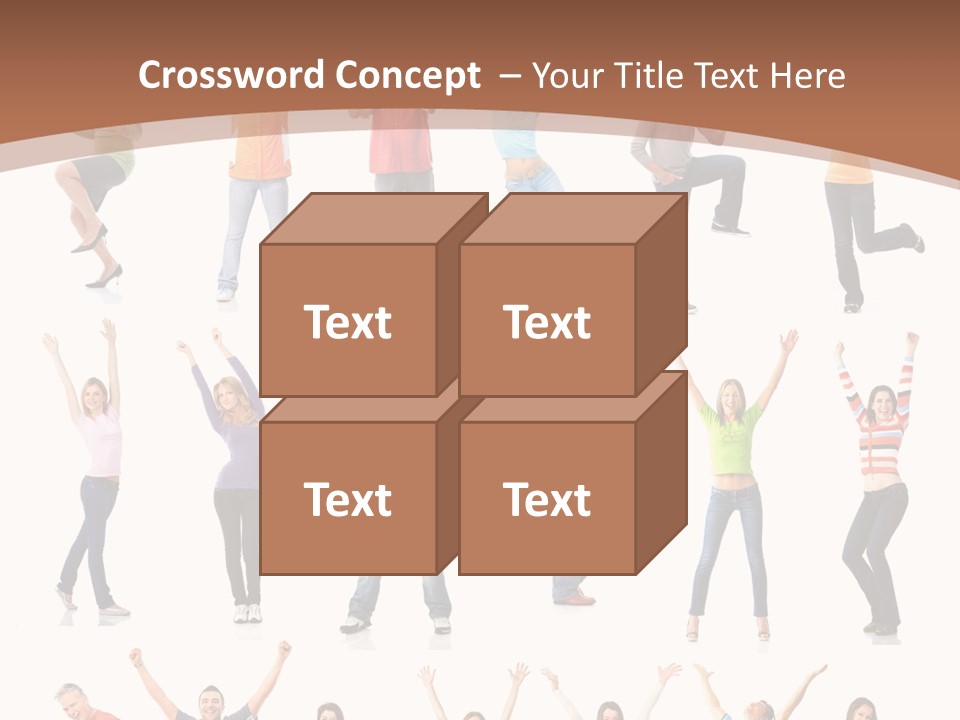 Girl Message Joyful PowerPoint Template