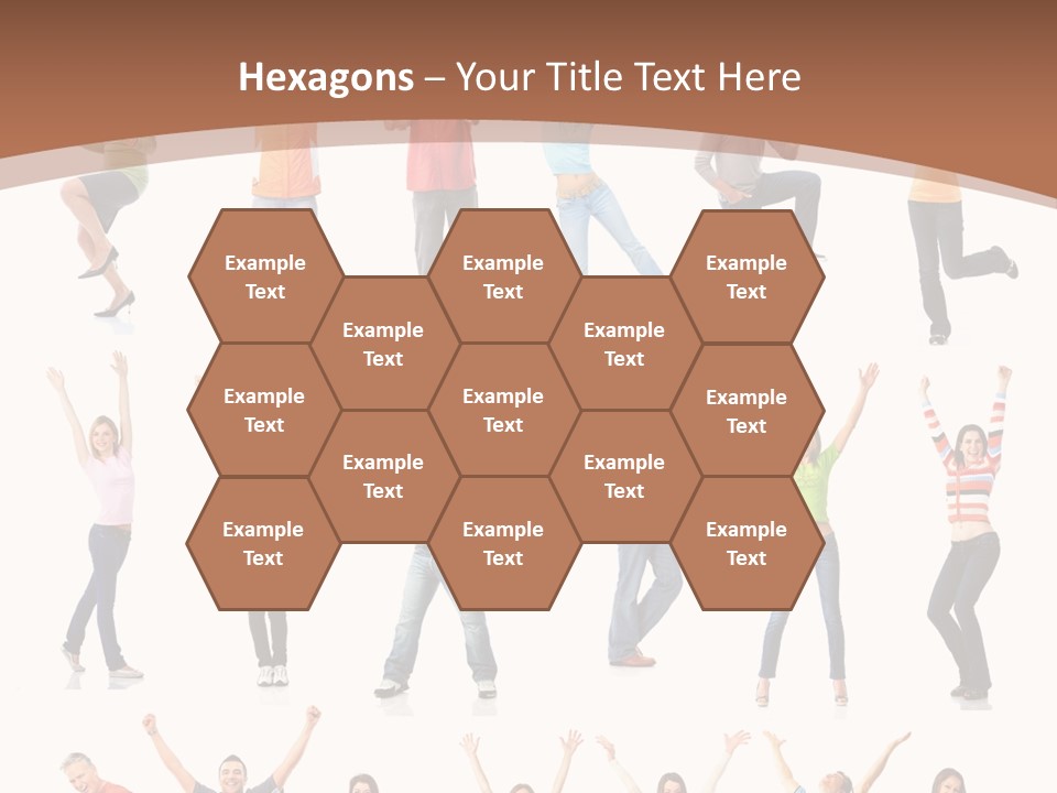 Girl Message Joyful PowerPoint Template