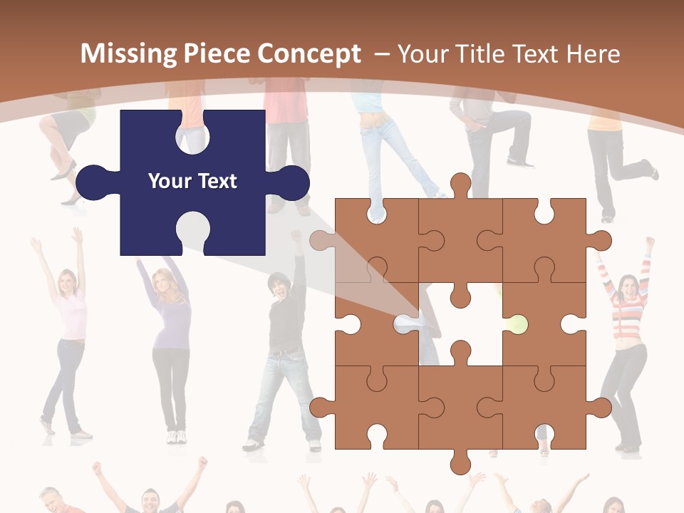 Girl Message Joyful PowerPoint Template