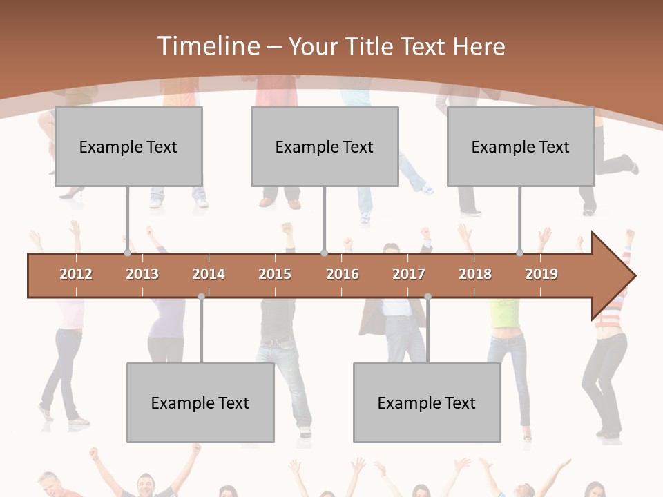 Girl Message Joyful PowerPoint Template