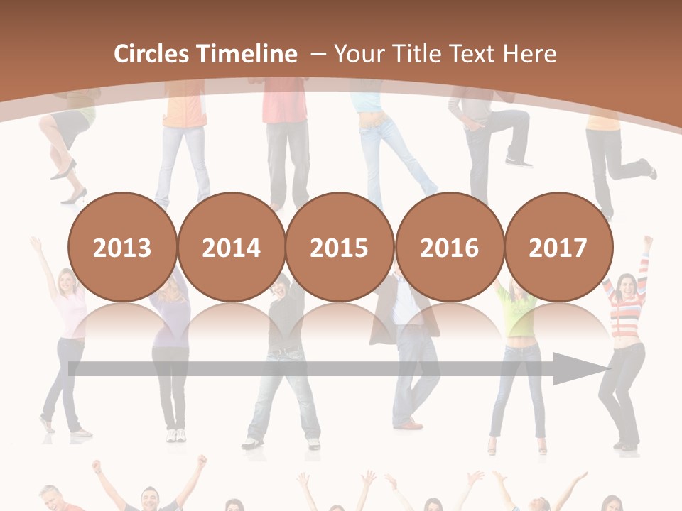 Girl Message Joyful PowerPoint Template