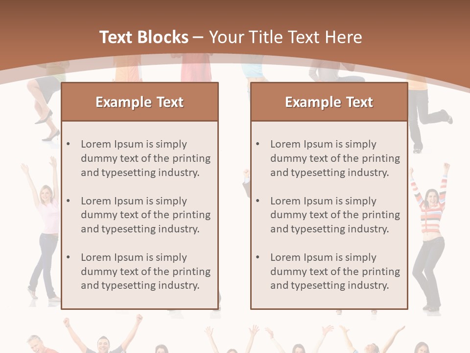 Girl Message Joyful PowerPoint Template