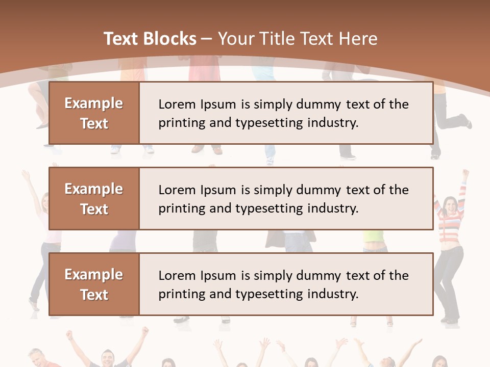 Girl Message Joyful PowerPoint Template