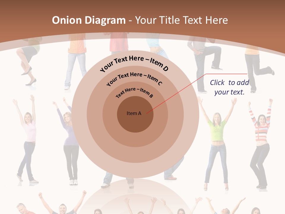 Girl Message Joyful PowerPoint Template