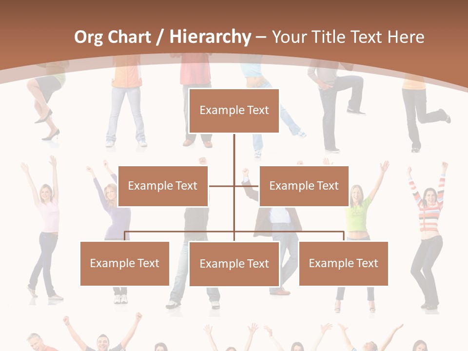 Girl Message Joyful PowerPoint Template