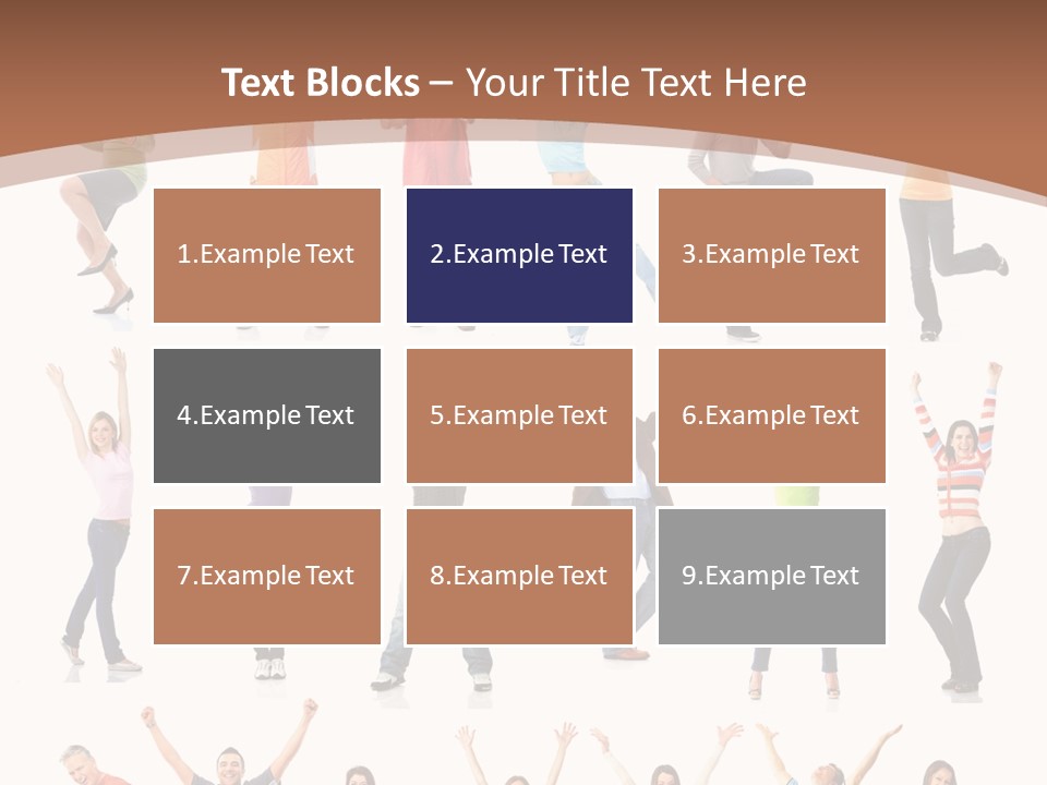 Girl Message Joyful PowerPoint Template