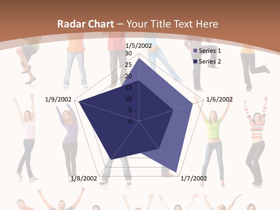 Girl Message Joyful PowerPoint Template