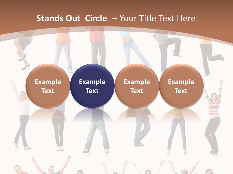 Girl Message Joyful PowerPoint Template