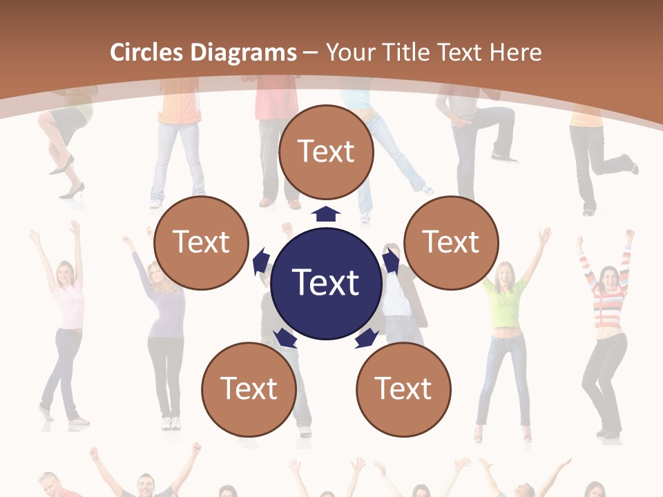 Girl Message Joyful PowerPoint Template