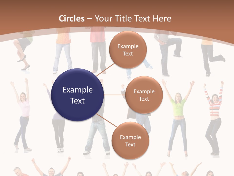 Girl Message Joyful PowerPoint Template