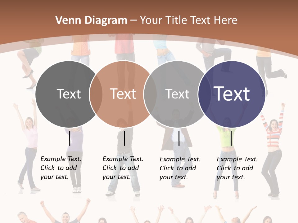 Girl Message Joyful PowerPoint Template