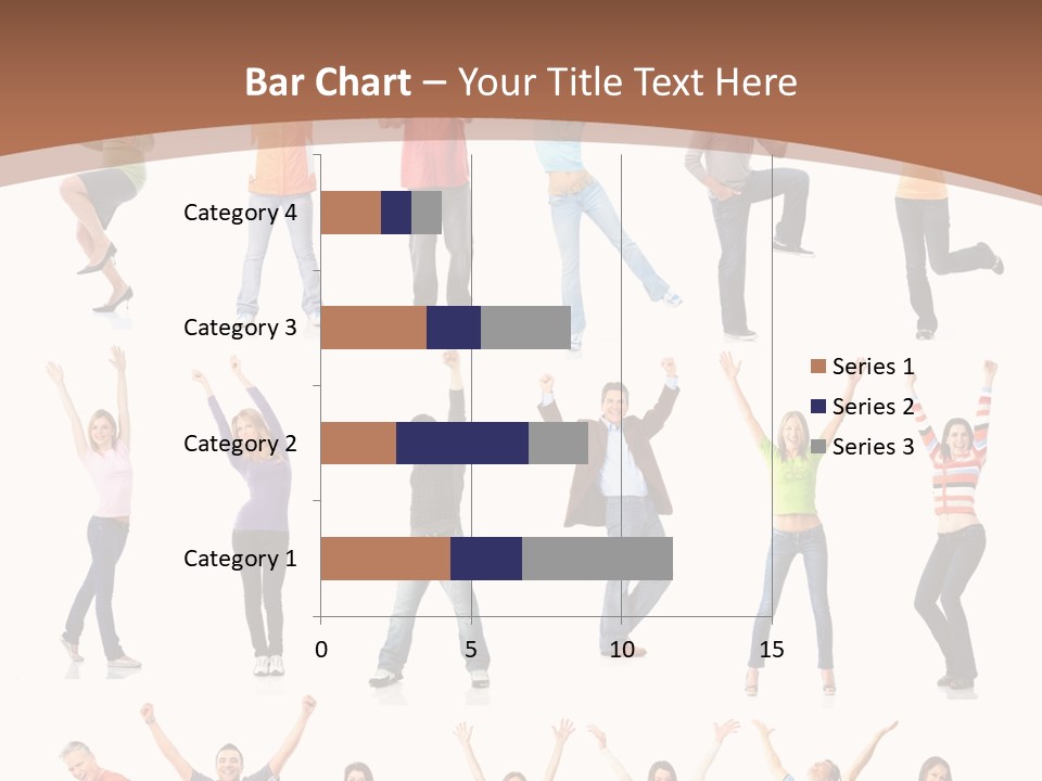 Girl Message Joyful PowerPoint Template