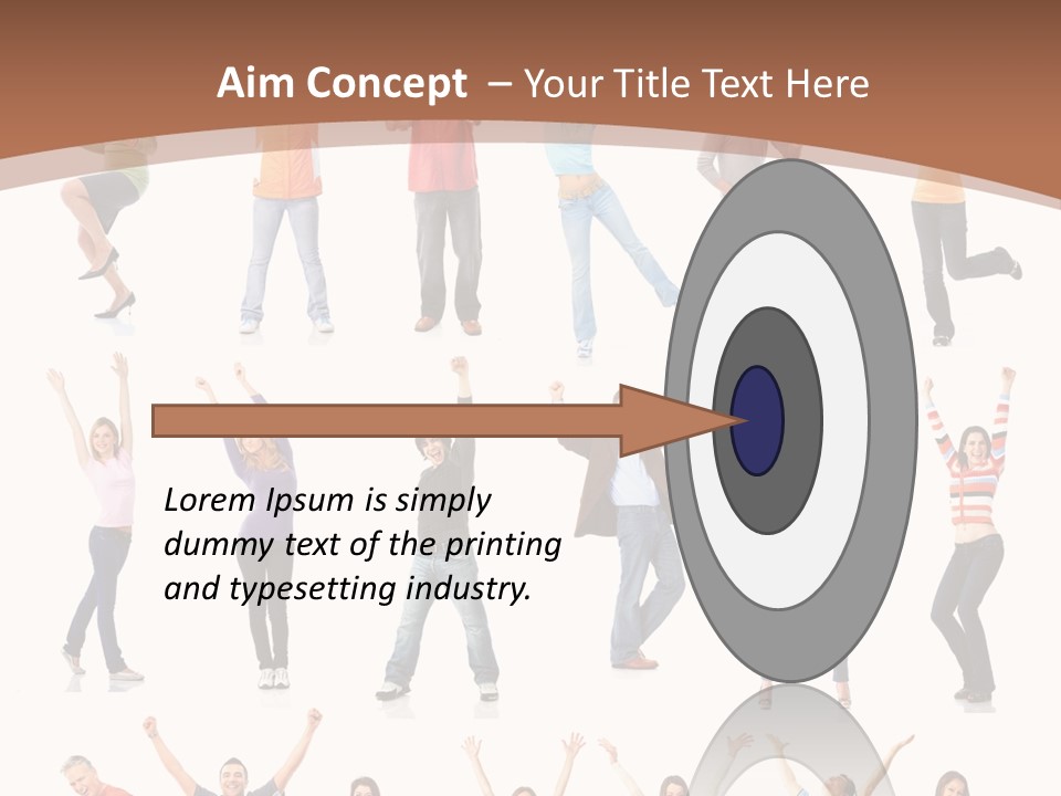 Girl Message Joyful PowerPoint Template