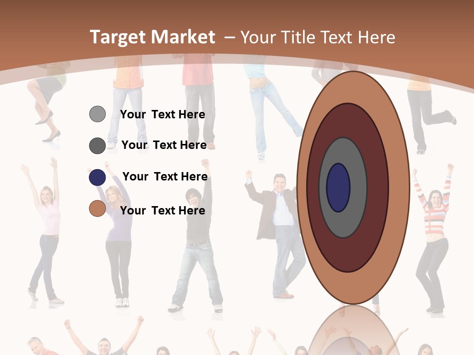 Girl Message Joyful PowerPoint Template