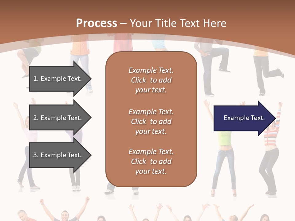 Girl Message Joyful PowerPoint Template