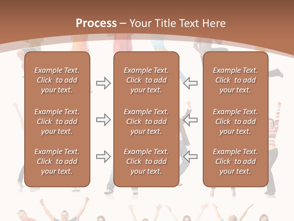 Girl Message Joyful PowerPoint Template