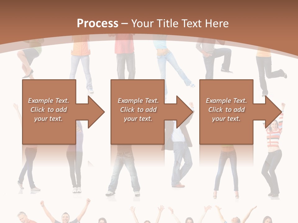 Girl Message Joyful PowerPoint Template