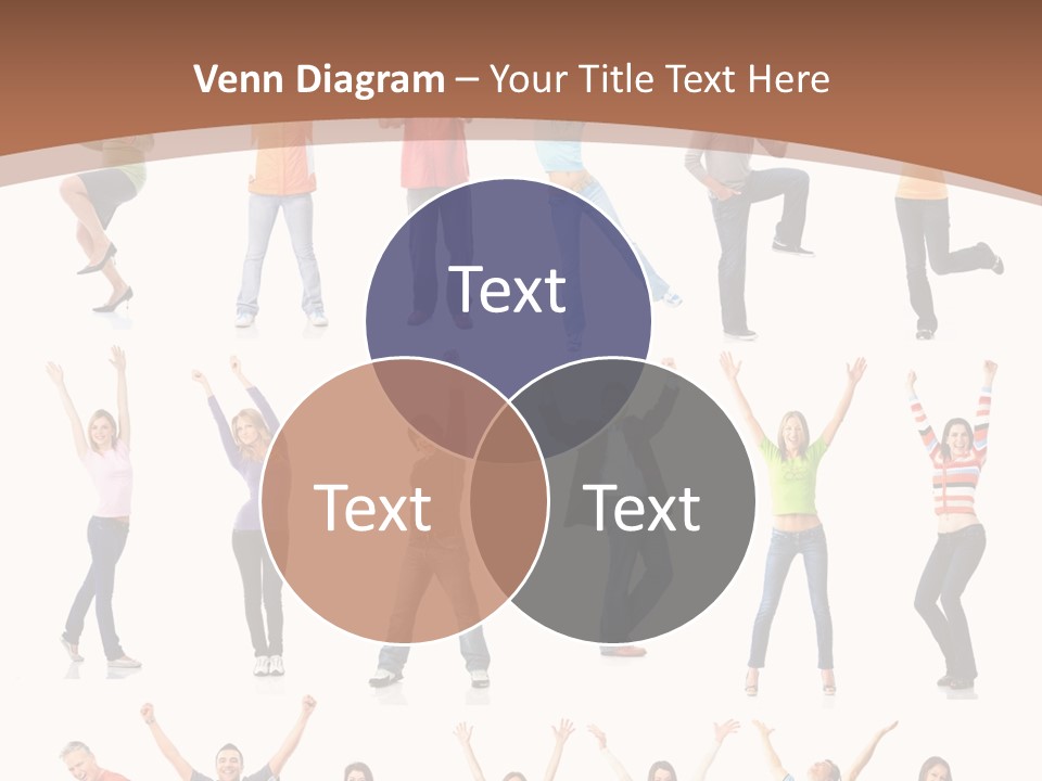 Girl Message Joyful PowerPoint Template