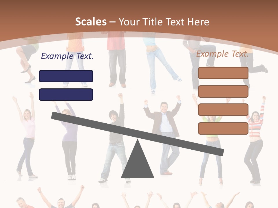 Girl Message Joyful PowerPoint Template