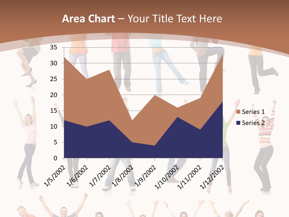 Girl Message Joyful PowerPoint Template