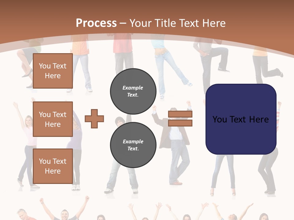 Girl Message Joyful PowerPoint Template