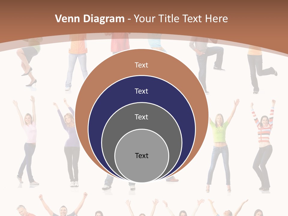 Girl Message Joyful PowerPoint Template