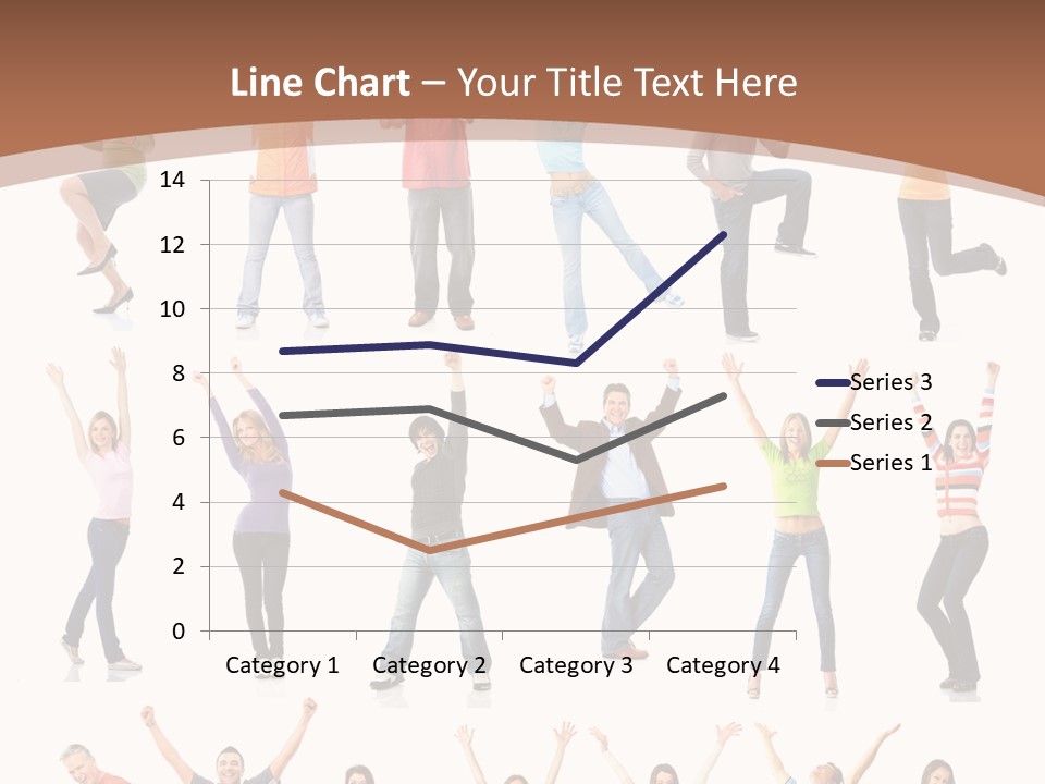 Girl Message Joyful PowerPoint Template