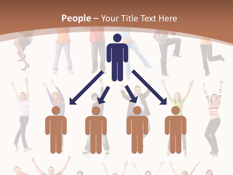 Girl Message Joyful PowerPoint Template